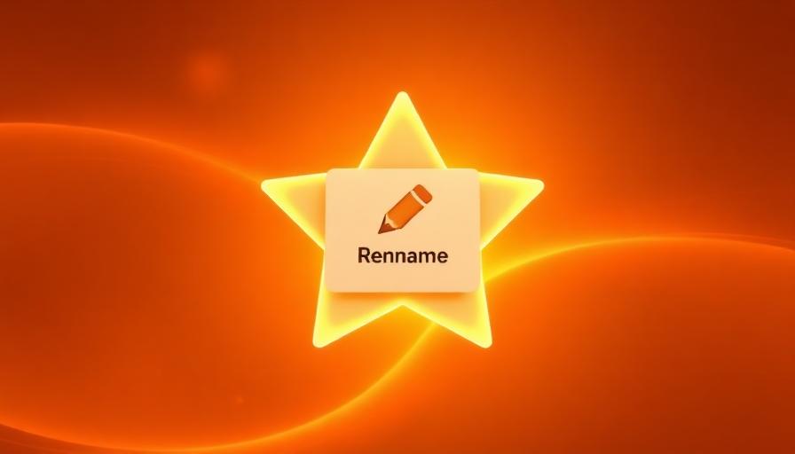 Rename & Star projects